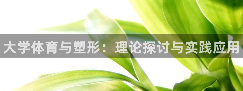杏悦体育eon：大学体育与塑形：理论探讨与实践应用