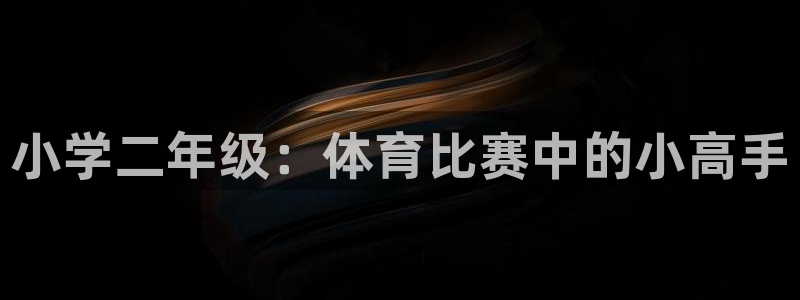 意昂kgame：小学二年级：体育比赛中的小高手